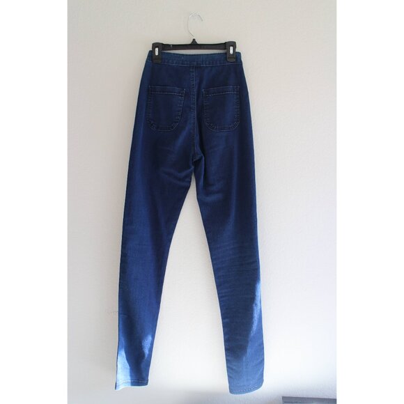 American Apparel The Easy Jean High Rise Stretch Skinny Blue Size XS - Picture 3 of 6